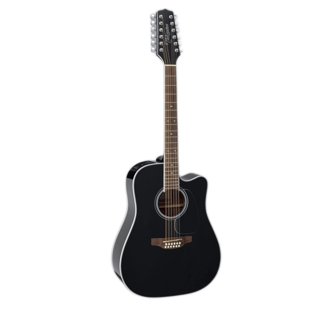 12-струнная электроакустическая гитара Takamine GD38CE-BLK