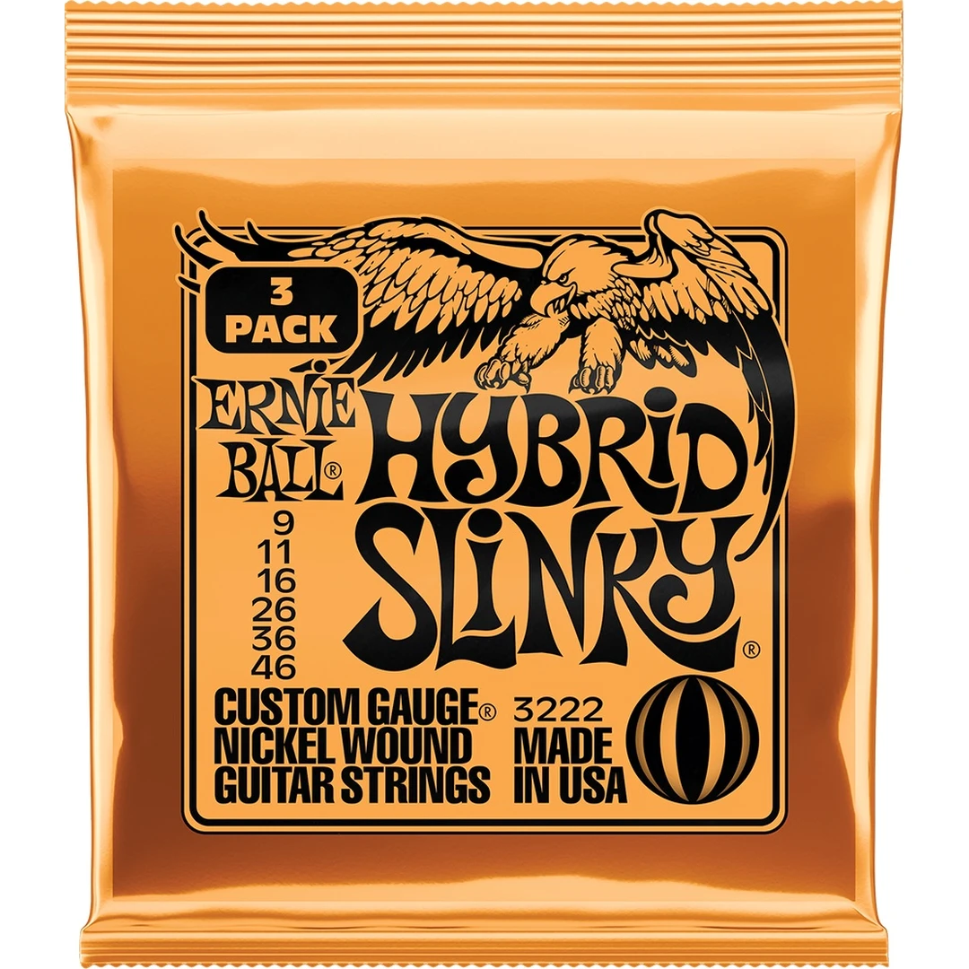 Струны для электрогитары Ernie Ball 3222 9-46