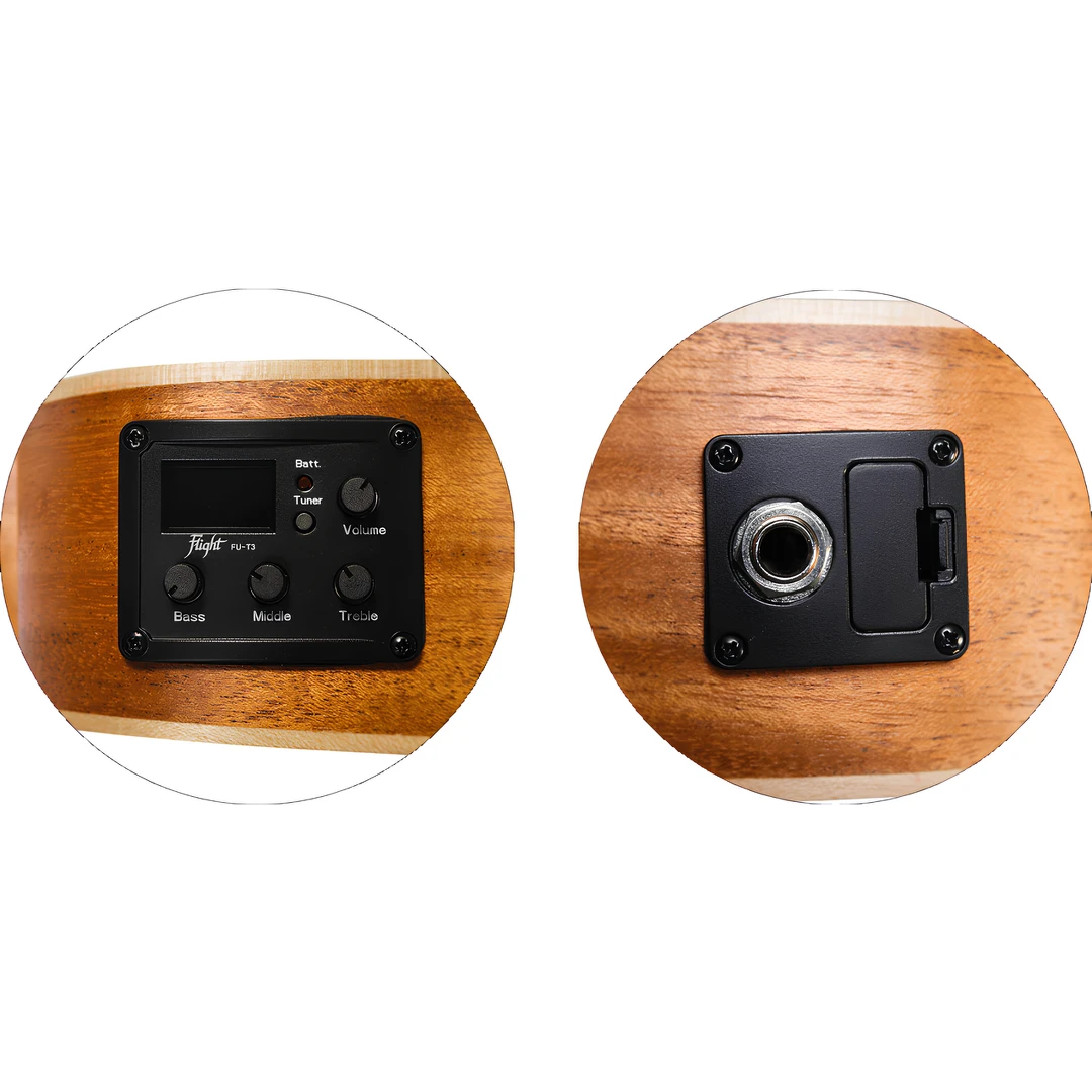 Укулеле Flight DUC 523 CEQ MAH/MAH