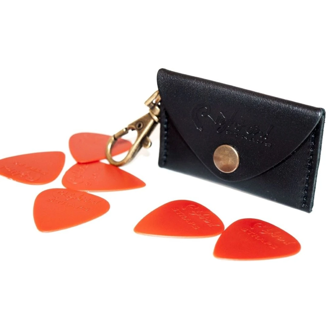 Держатель для медиаторов RightOn Straps Keychain Pick Pouch Black