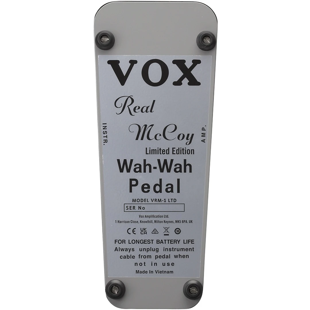 Педаль эффектов Vox Real McCoy Wah Limited Edition