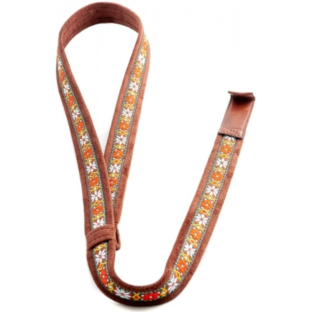 Ремень для классической гитары RightOn Straps Classical Hook Rumba Brown