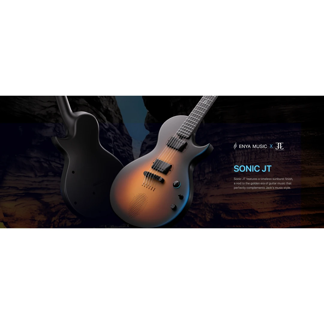 Смарт электрогитара Enya Nova Go Sonic JT + набор аксессуаров