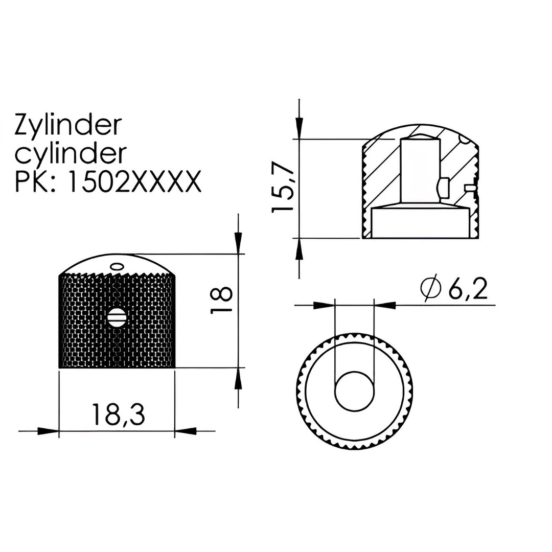 Ручка потенциометра Schaller 15020200