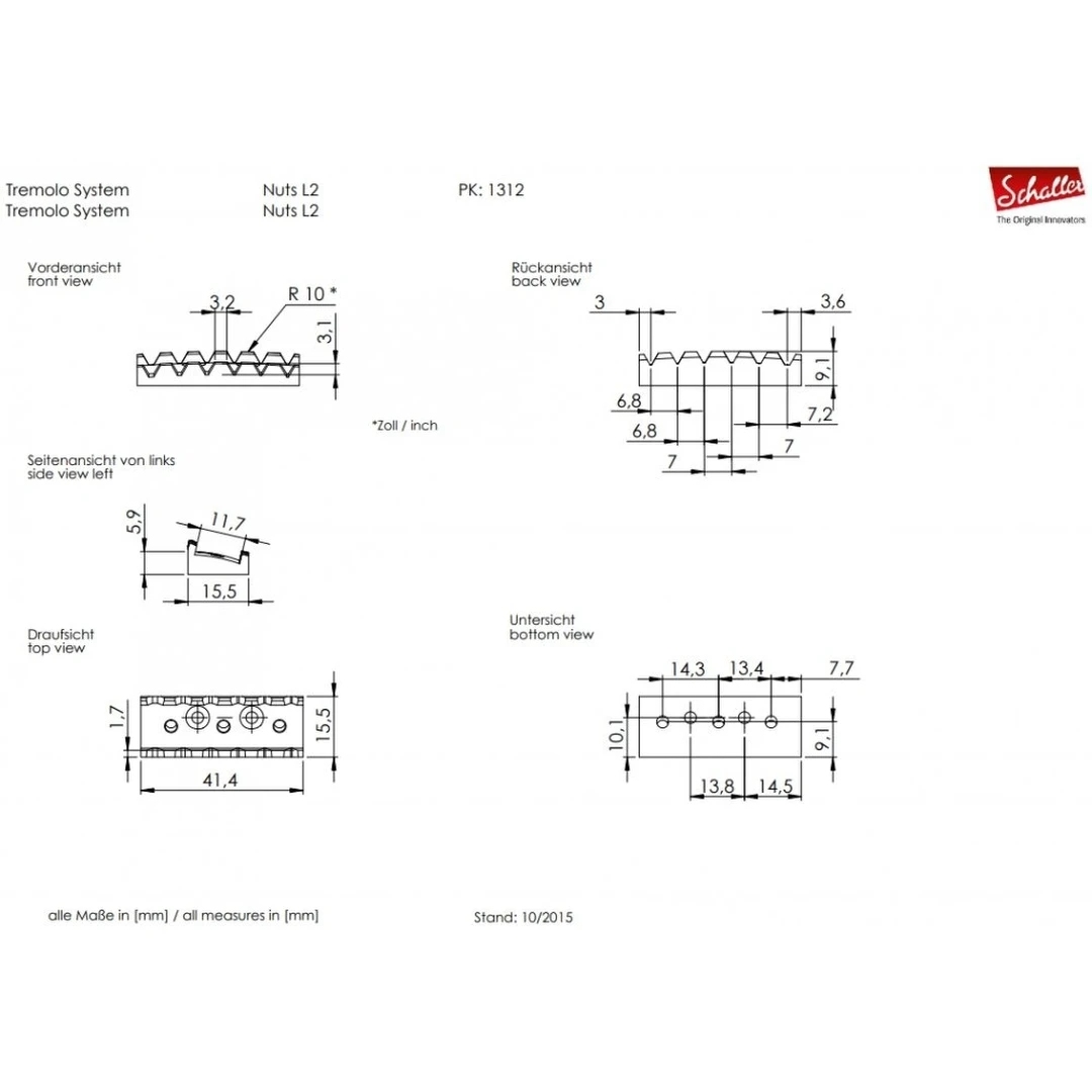 Бридж Schaller Lockmeister 6 L 13200242.12