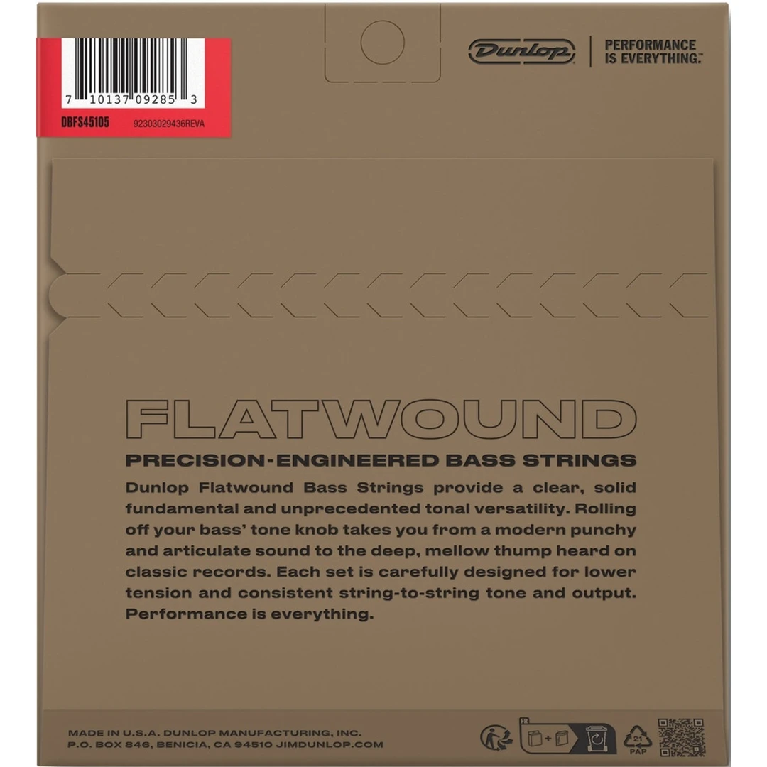 Струны для бас-гитары Dunlop DBFS45105 45-105