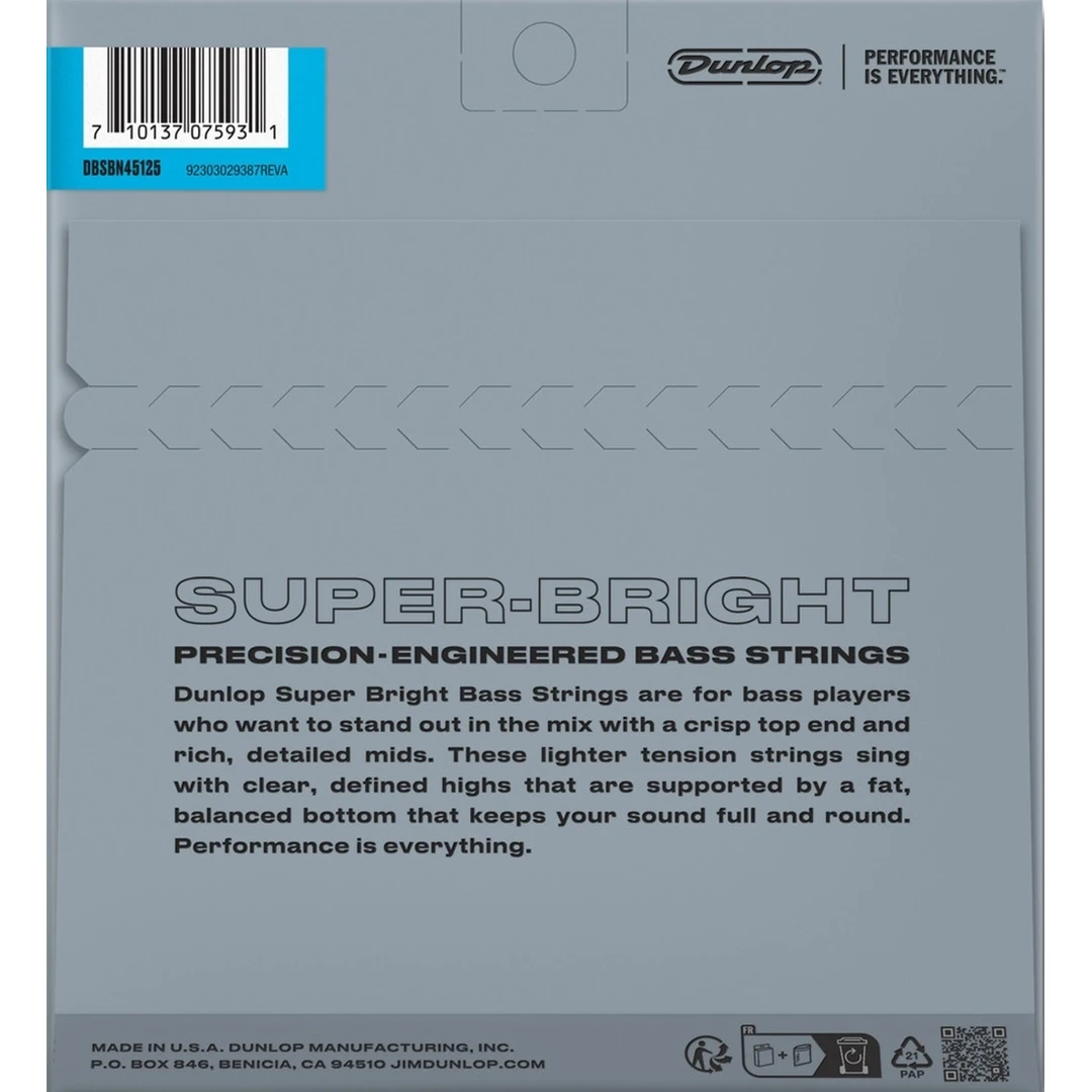 Струны для бас-гитары Dunlop DBSBN45125 45-125