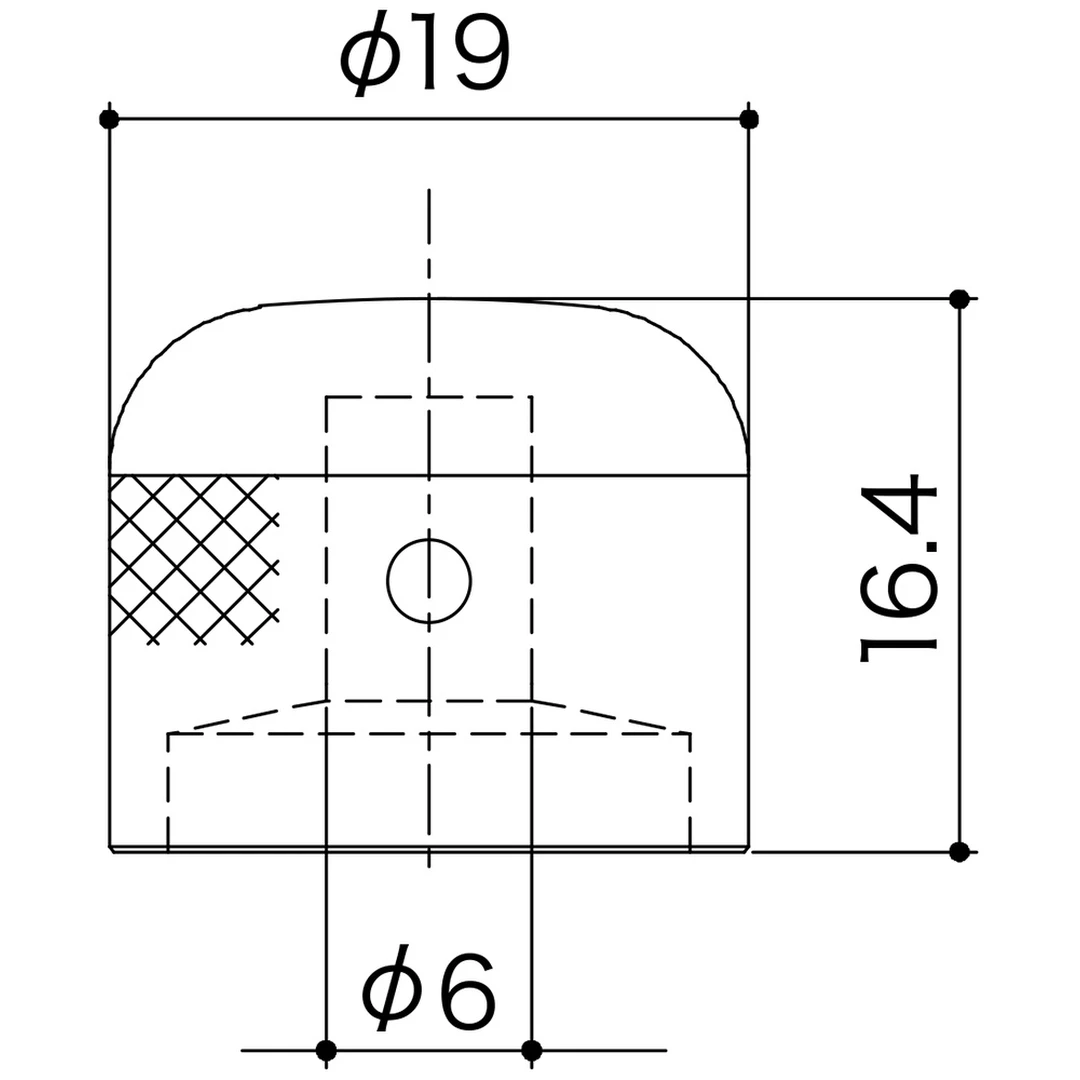Ручка потенциометра Gotoh VK3 CK