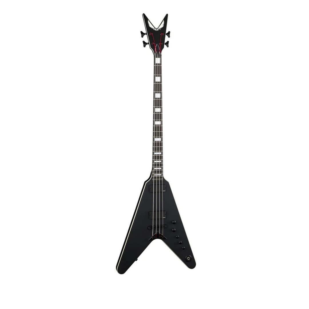 Бас-гитара Dean V Stealth Bass Black Satin w/EMG