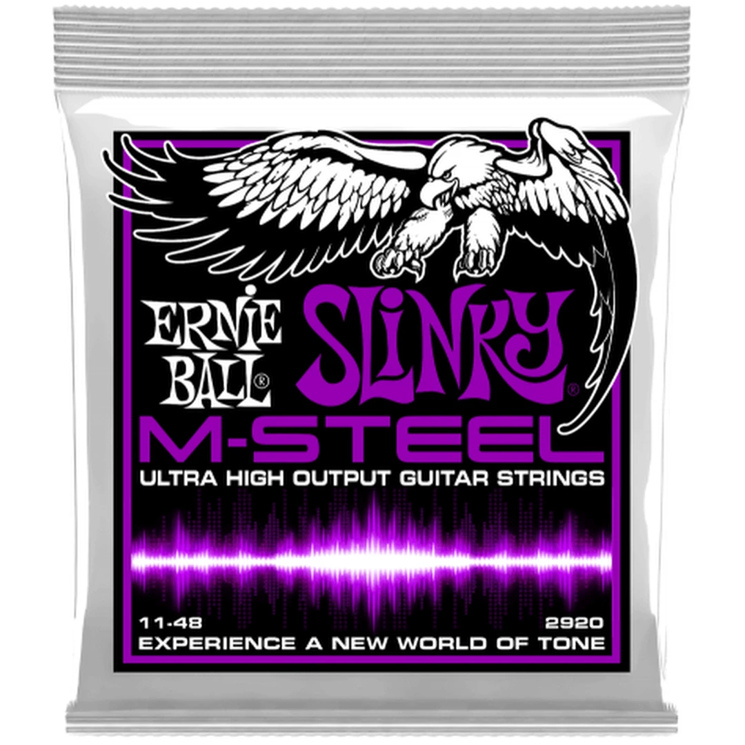 Струны для электрогитары Ernie Ball 2920 M-Steel Slinky 11-48