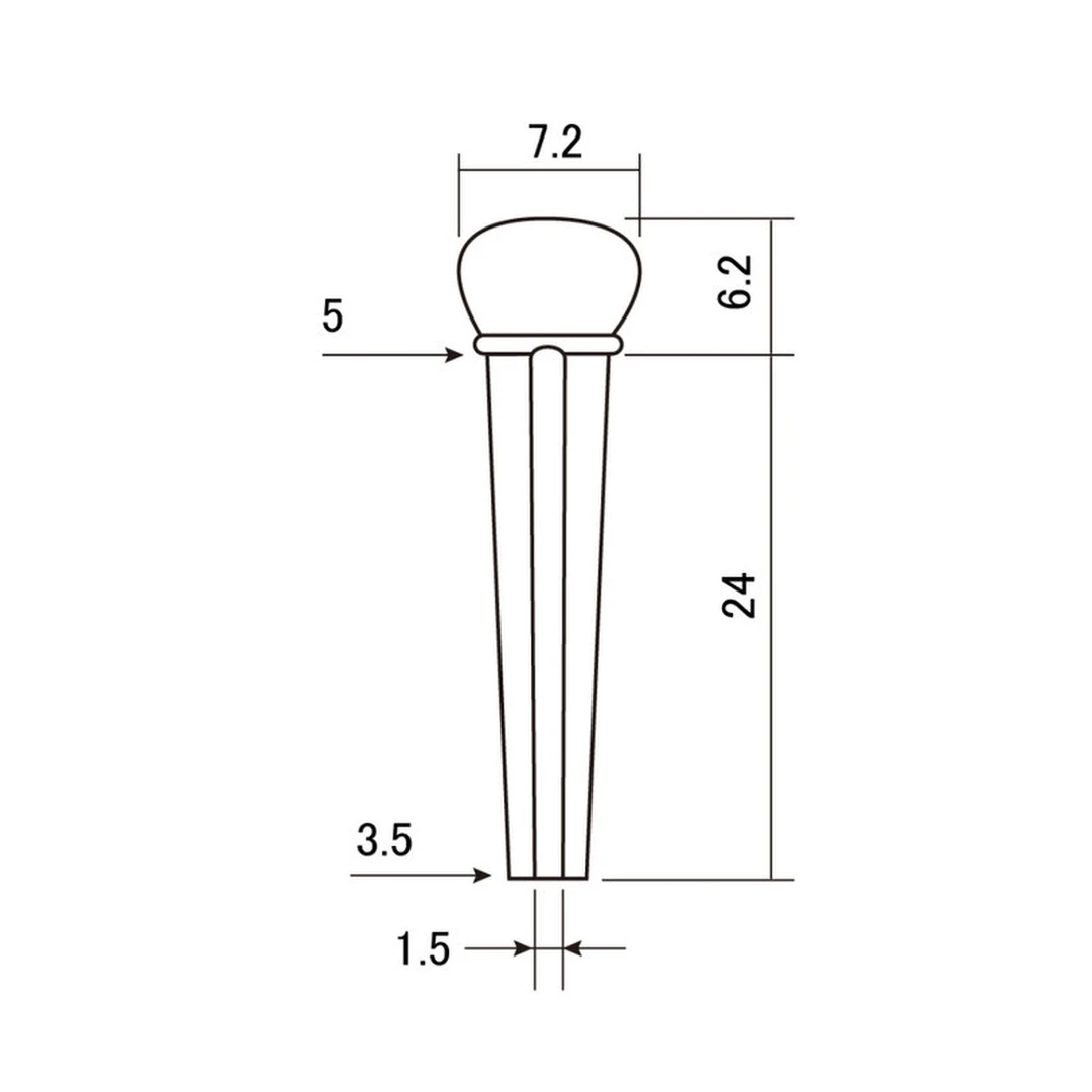 Набор держателей струны Gotoh F-3700 Brass