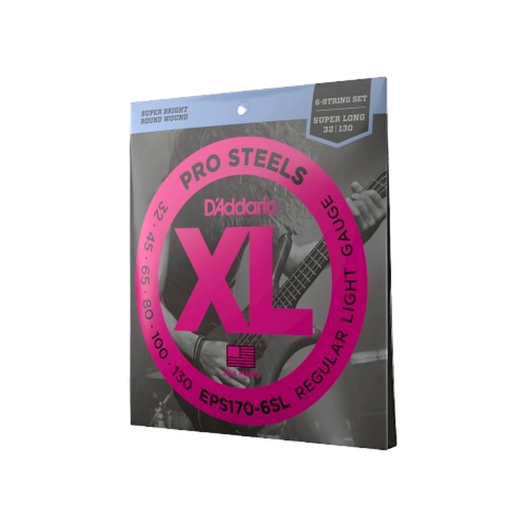 Струны для бас-гитары D'Addario EPS170-6 32-130