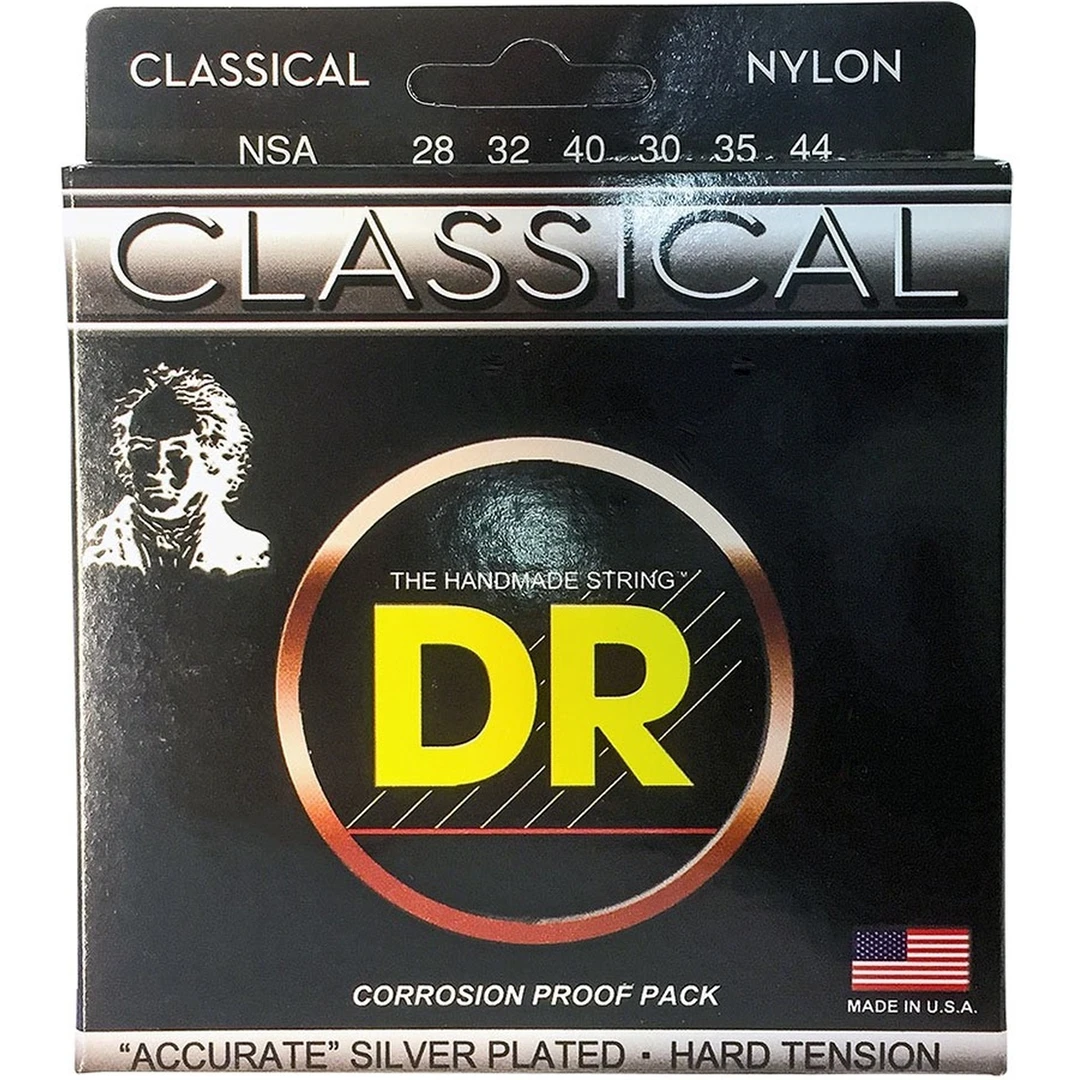 Струны для классической гитары DR NSA Hard Tension