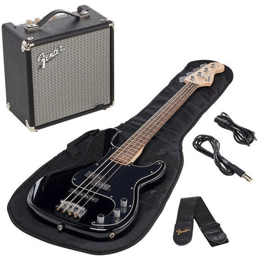 Гитарный набор Fender Squier Affiinity Precision Bass LRL Black PJ Pack