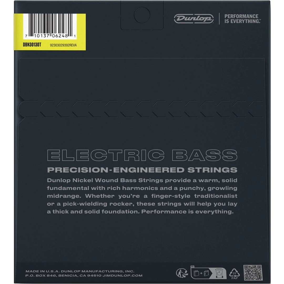 Струны для бас-гитары Dunlop DBN30130T 30-130