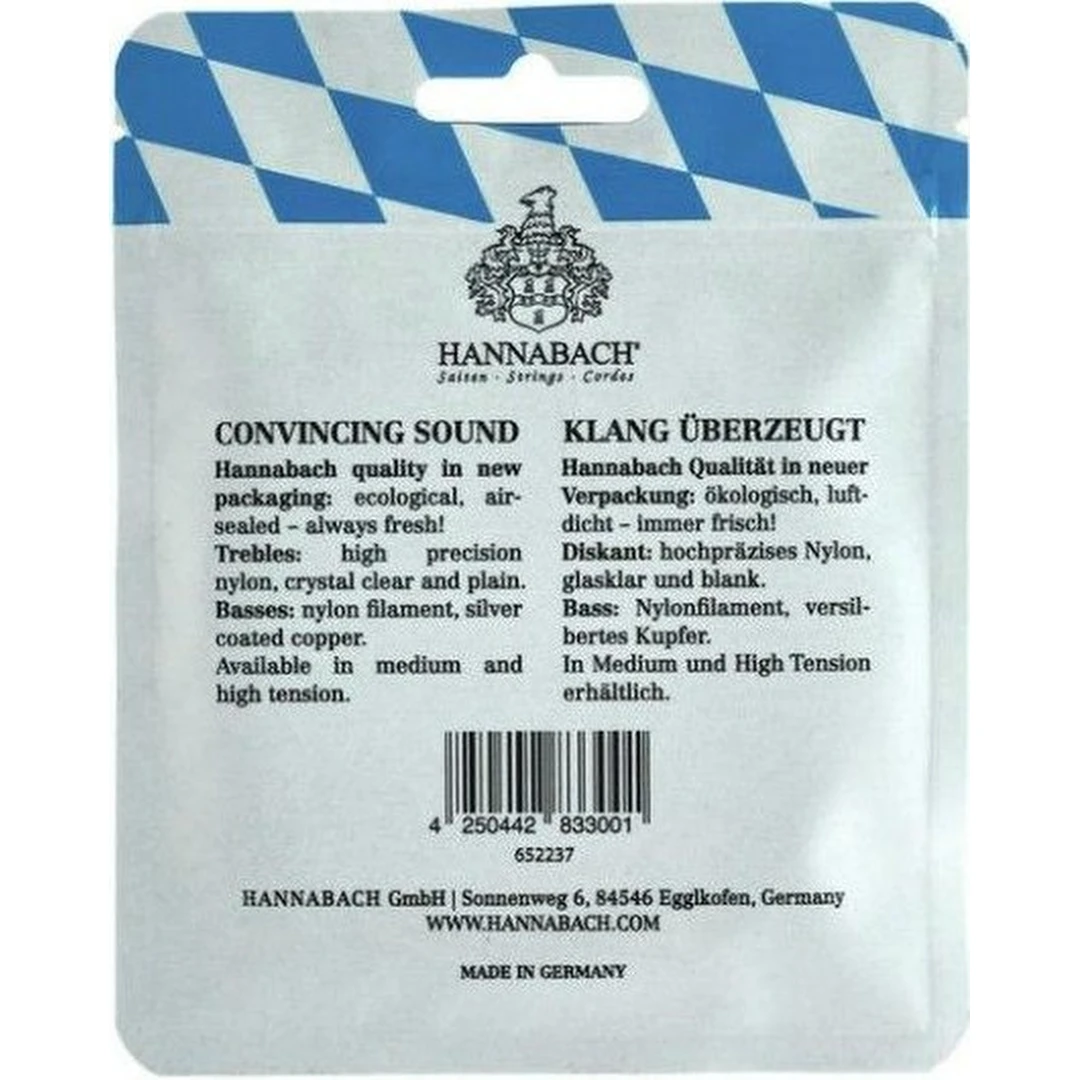 Струны для классической гитары Hannabach 500MT