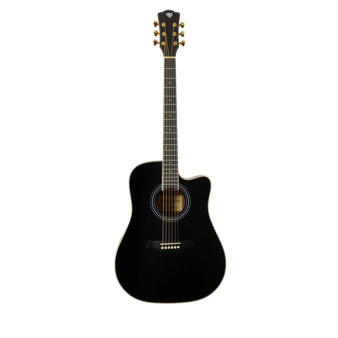 Акустическая гитара Rockdale Aurora D7 C BK Satin