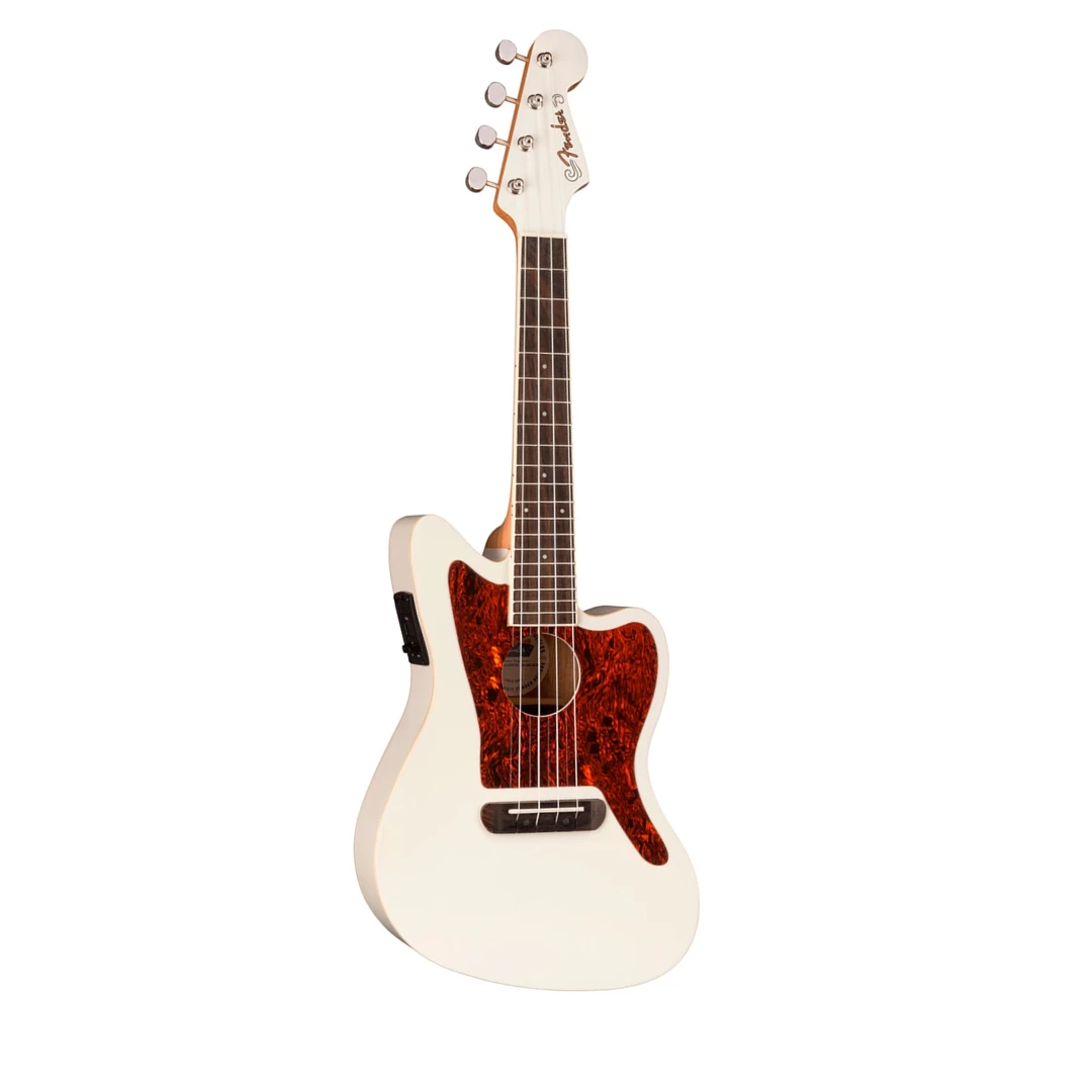 Укулеле Fender Fullerton Jazzmaster Uke Olympic White