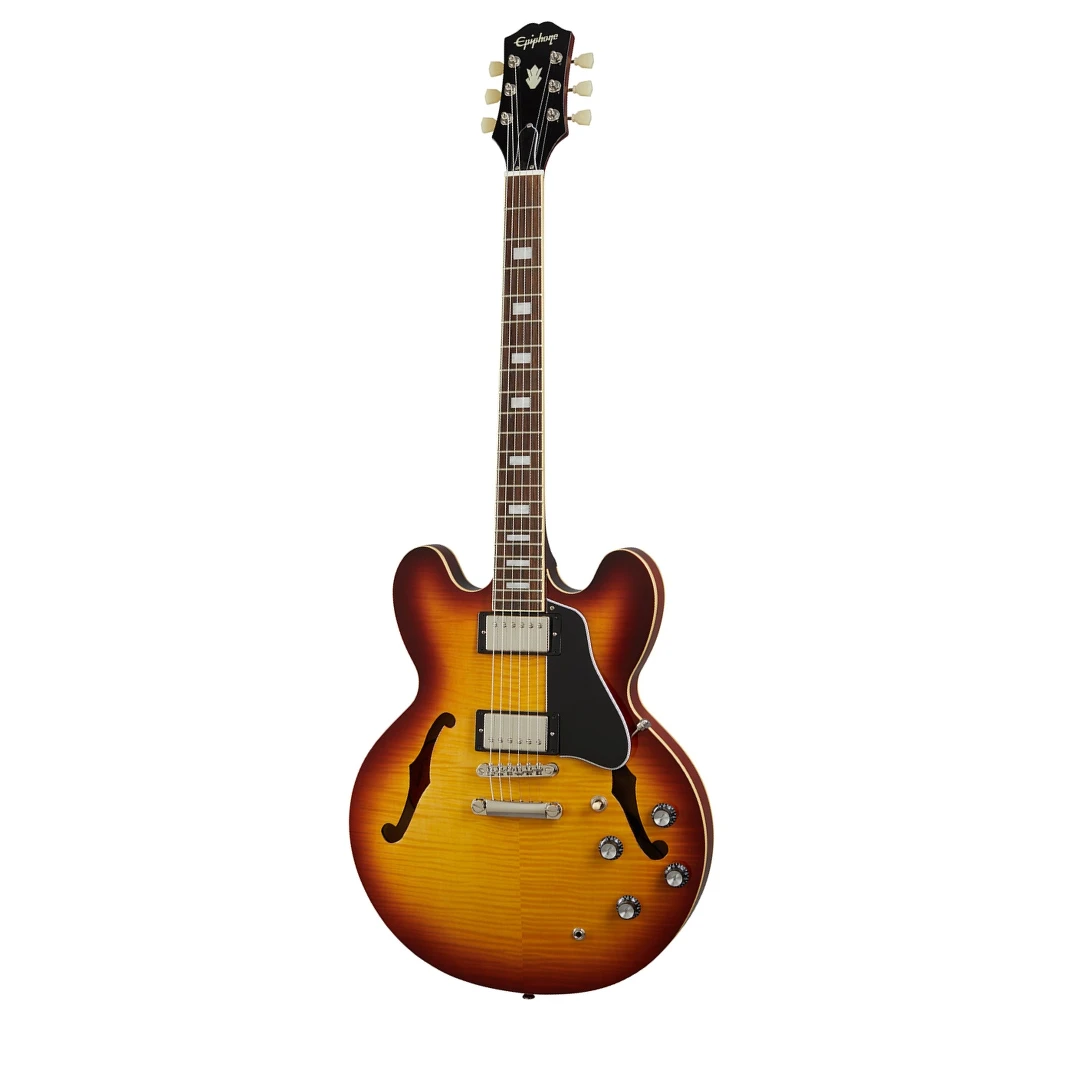 Полуакустическая гитара Epiphone ES-335 Figured Raspberry Tea Burst