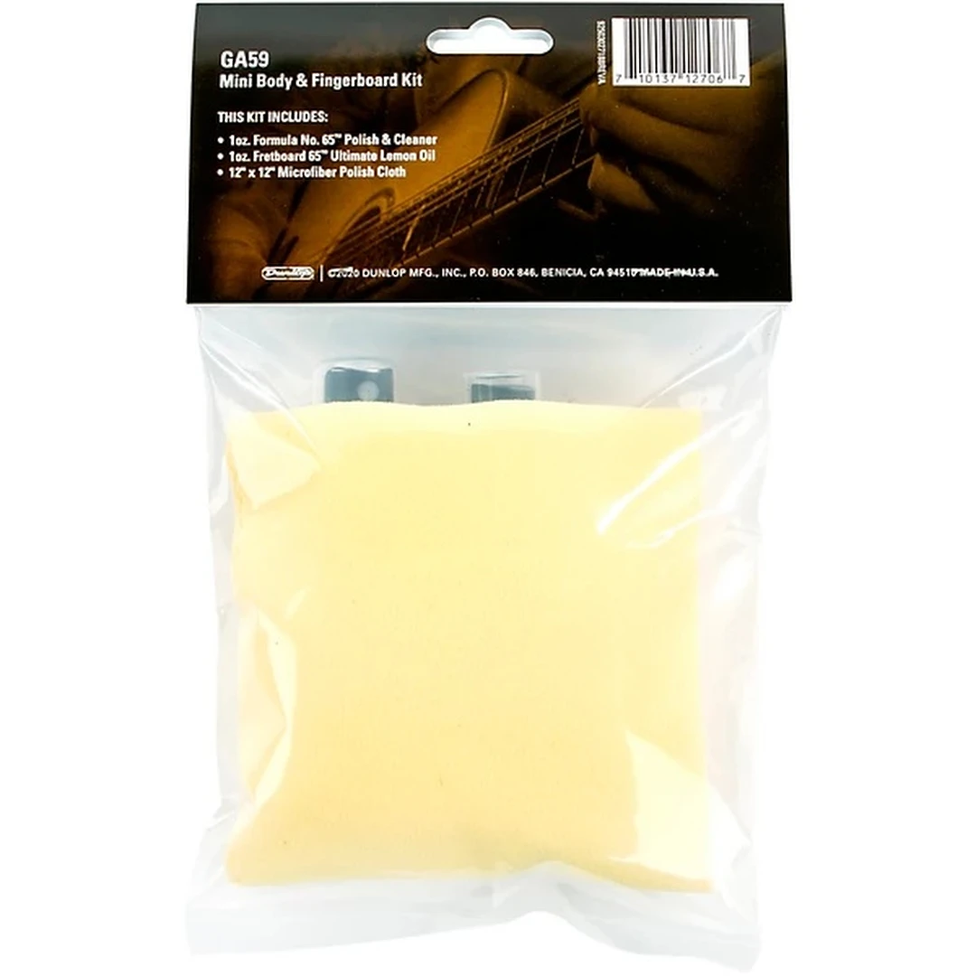 Набор средств по уходу за гитарой Dunlop GA59 Mini Body &amp; Fingerboard Care Kit