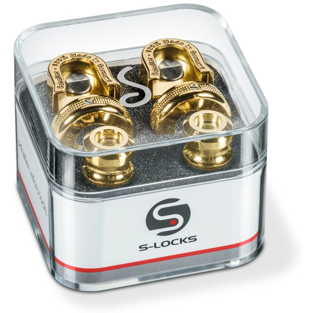 Стреплок Schaller 14010501 Security Lock Gold