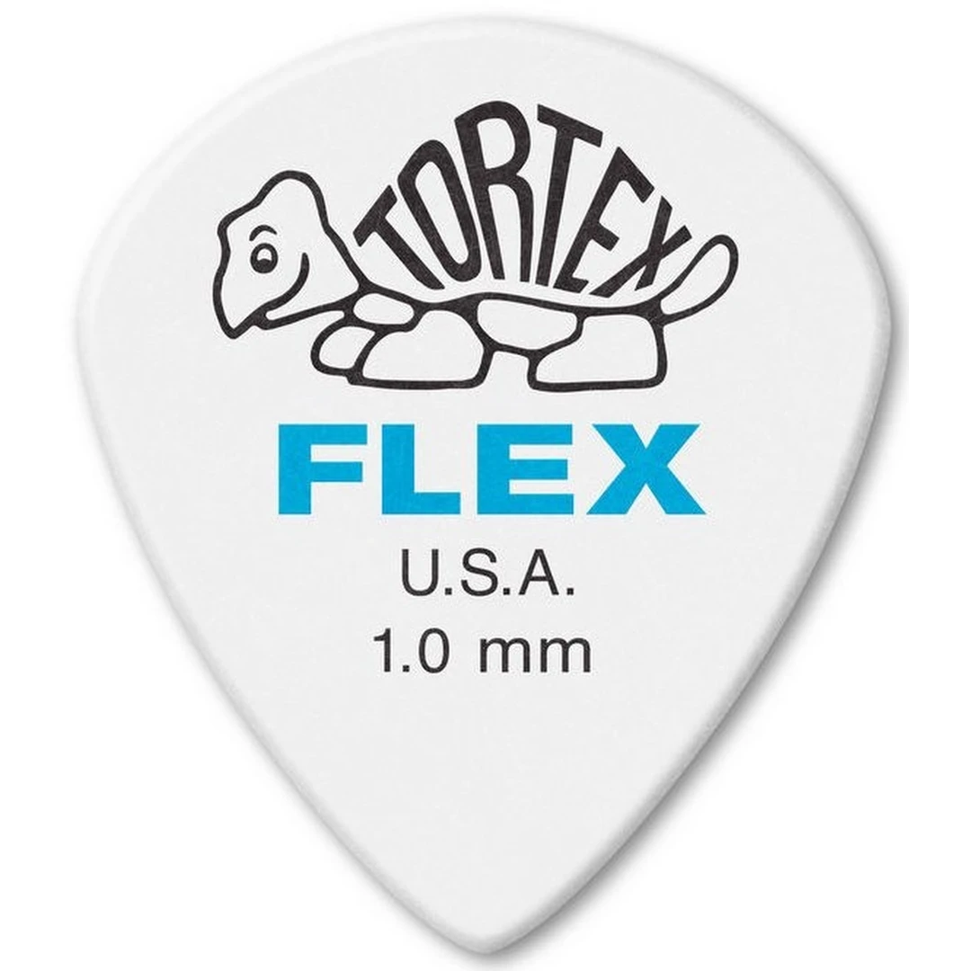 Медиатор Dunlop 466R1.0 Tortex Flex Jazz III XL 1.0