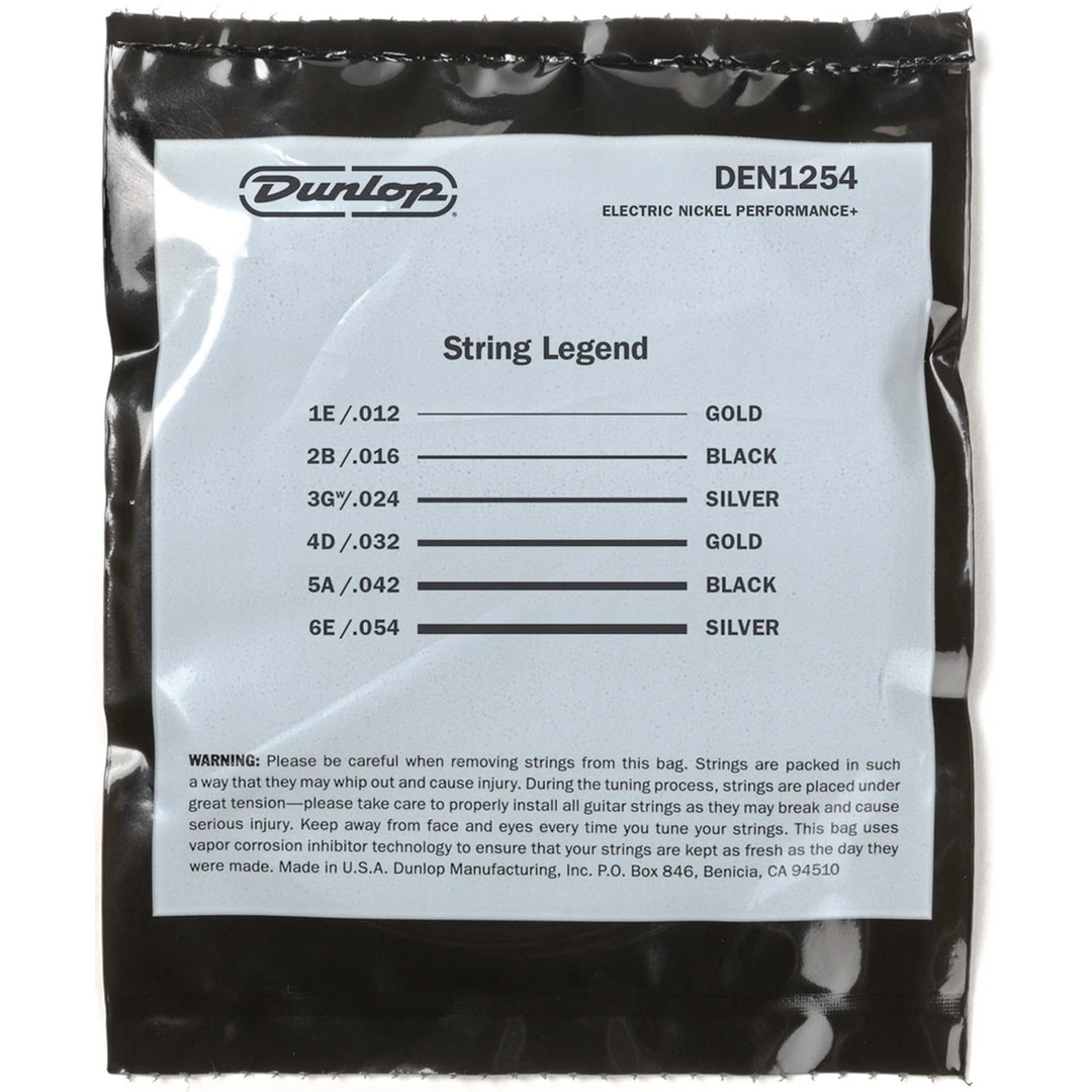 Струны для электрогитары Dunlop DEN1254 12-54