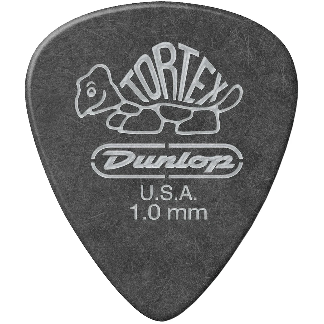 Медиатор Dunlop 488R1.0 Tortex Pitch Black Standard 1.0