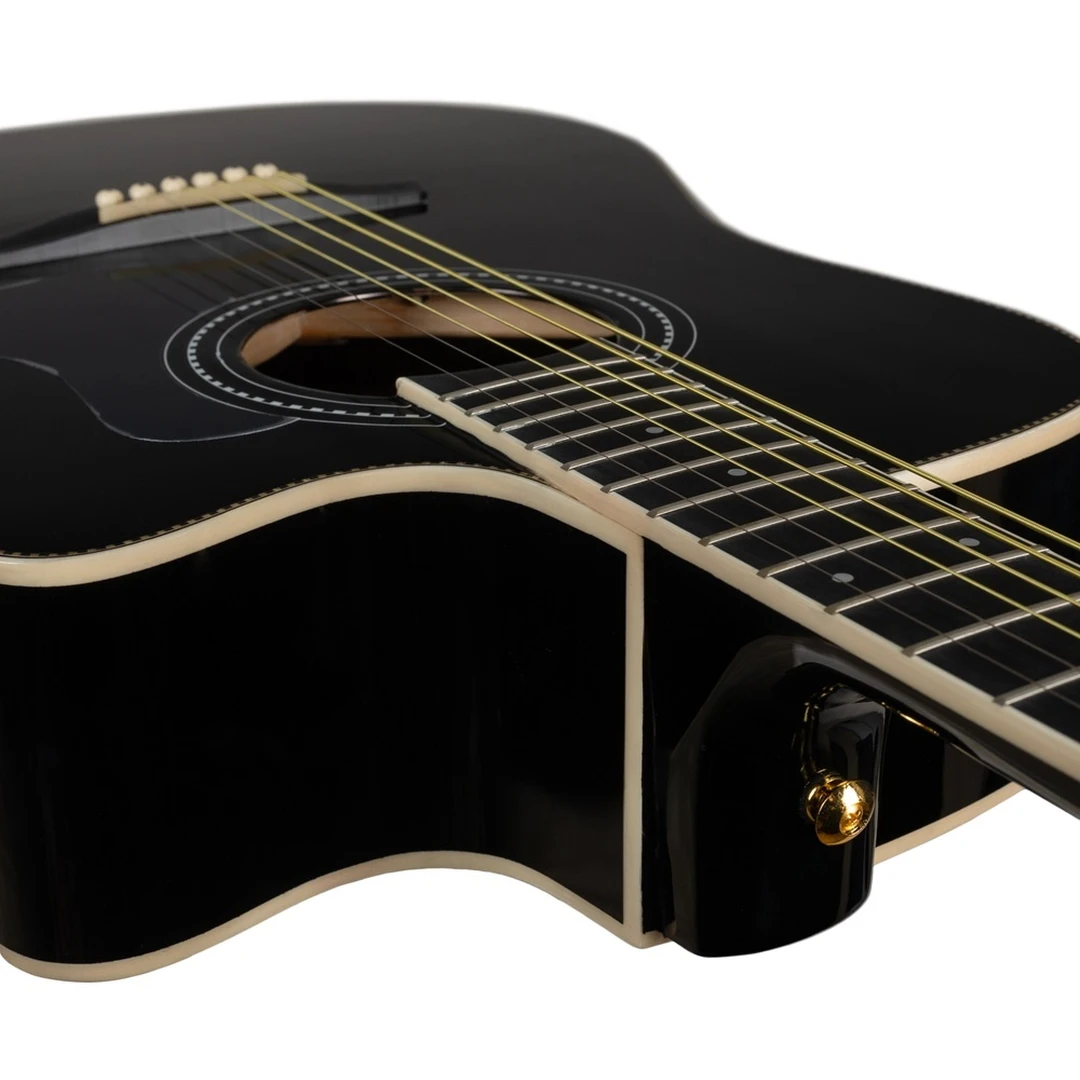 Акустическая гитара Rockdale Aurora D7 C BK Gloss