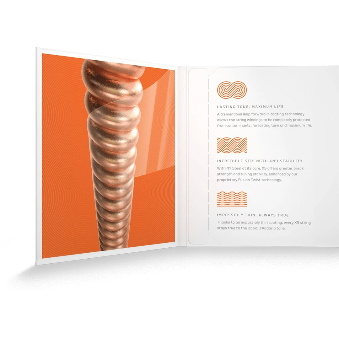 Струны для акустической гитары D'Addario XSAPB1047 10-47