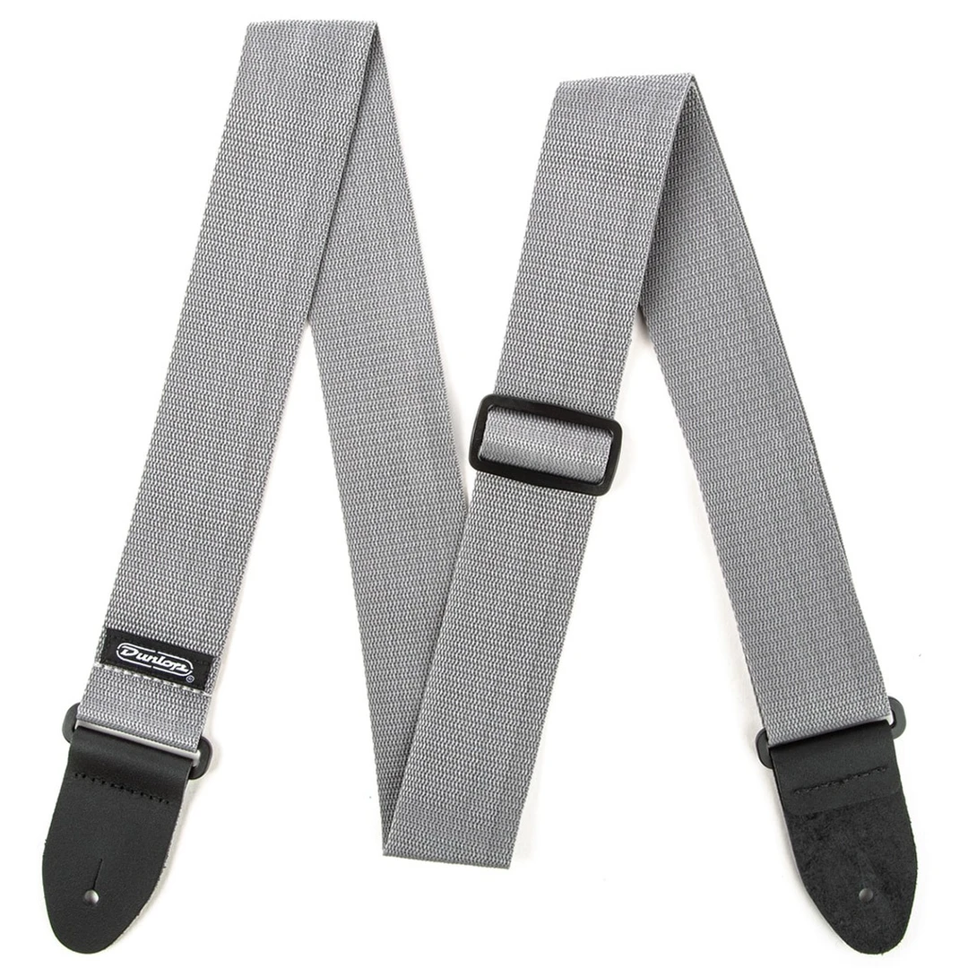 Ремень для гитары Dunlop D07-01GY Poly Strap Gray