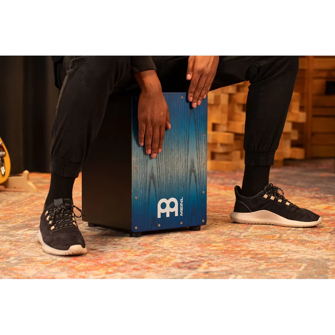 Кахон Meinl Headliner MCAJ100BK-PBF Pacific Blue Fade