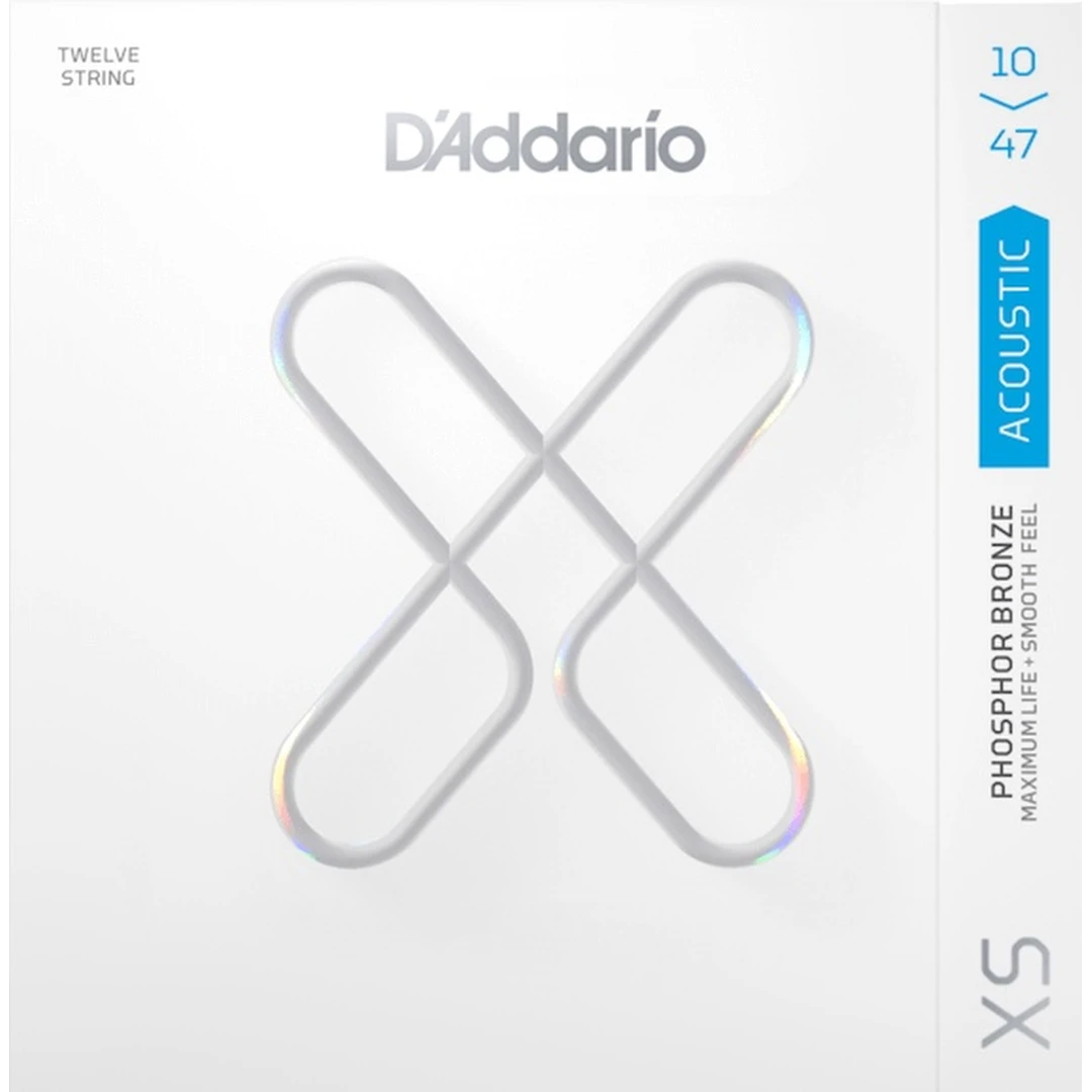 Струны для 12-ти струнной гитары D'Addario XSAPB1047-12 10-47