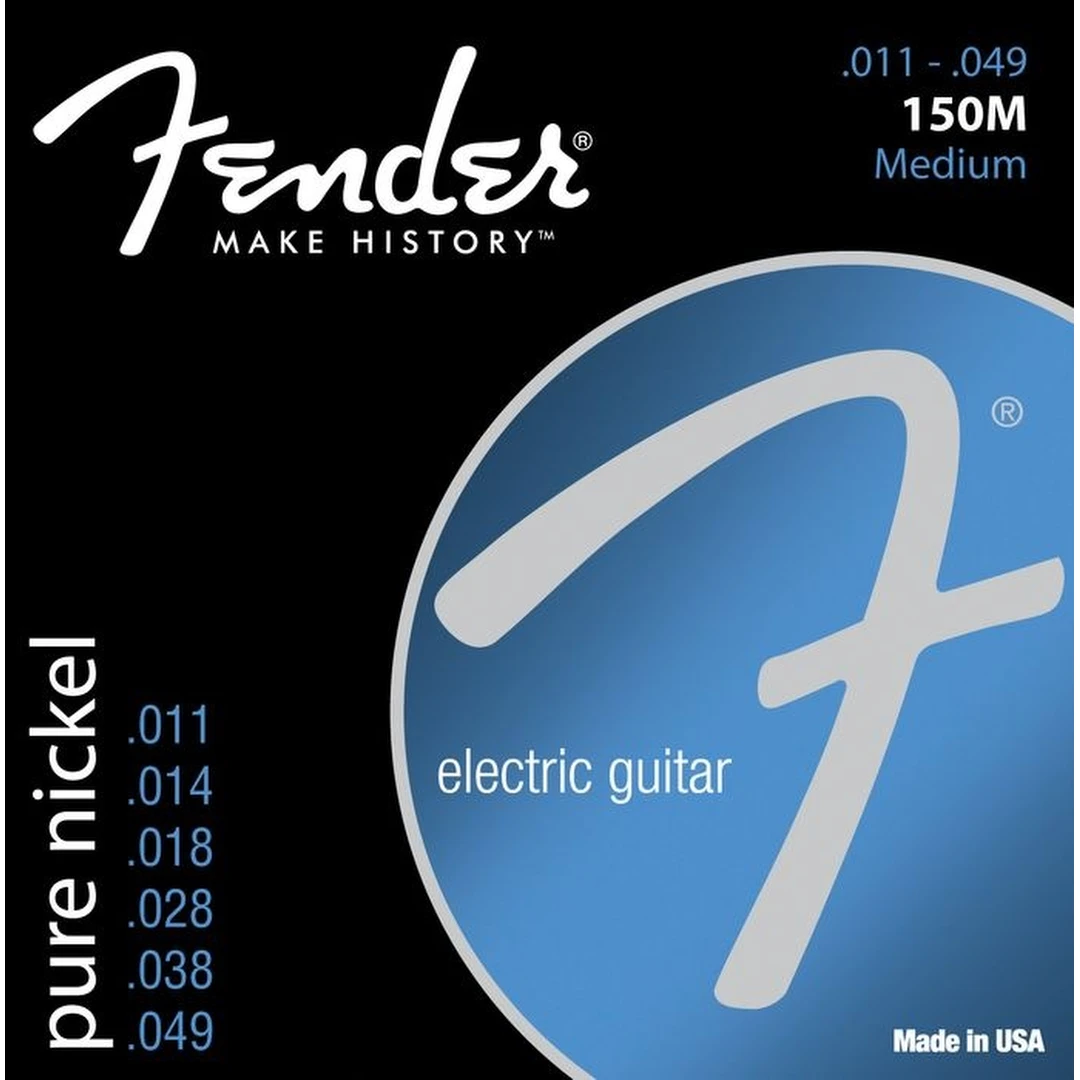 Струны для электрогитары Fender 150M Pure Nickel Ball End 11-49