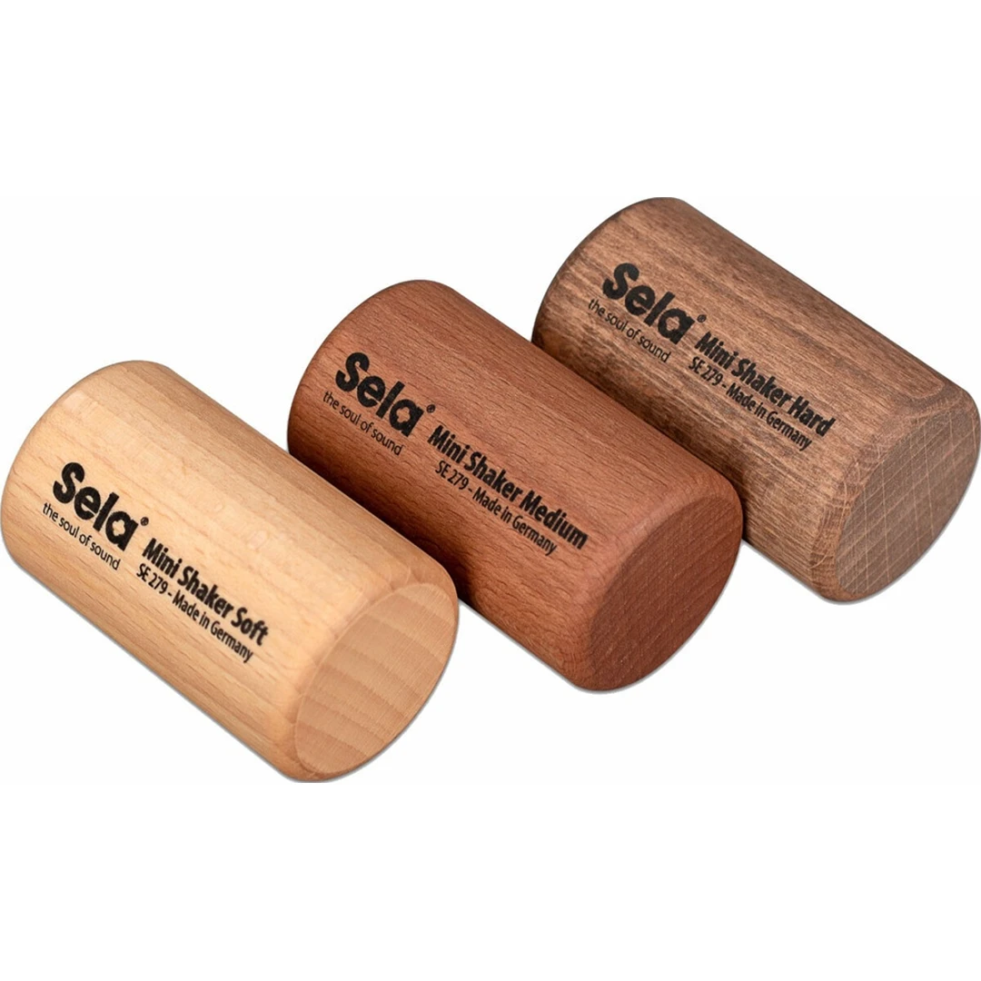 Набор из трех шейкеров Sela SE 279 Mini Shaker Set Maple