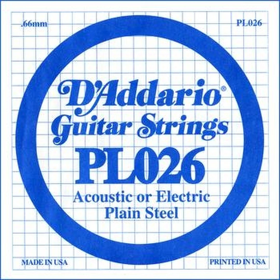 Струна для гитары D'addario PL026