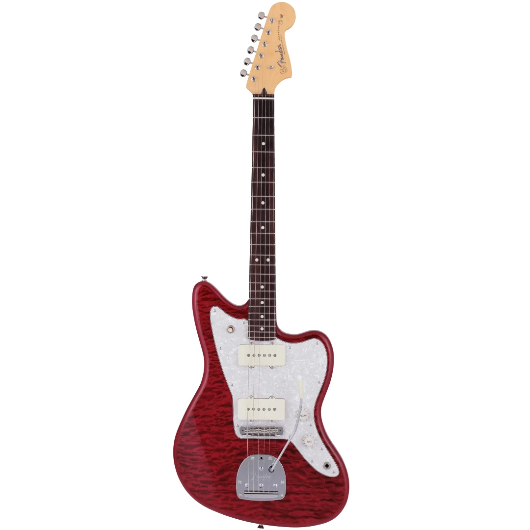Электрогитара Fender 2024 MIJ Hybrid II Jazzmaster Quilt Red Beryl Made in Japan