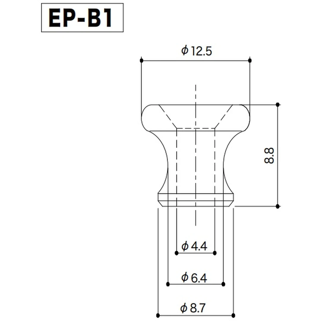 Пуговица для ремня Gotoh EP-B1CK