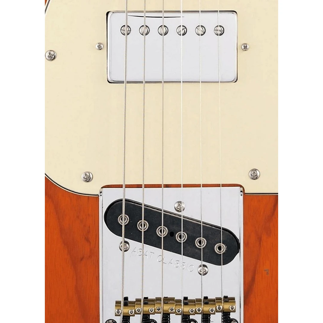Полуакустическая гитара G&amp;L Tribute ASAT Classic Bluesboy Semi-Hollow Clear Orange MP