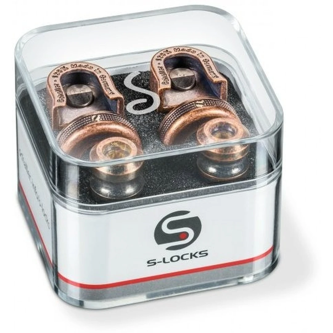 Держатель для ремня Schaller 14010801 Security Lock VintageCopper