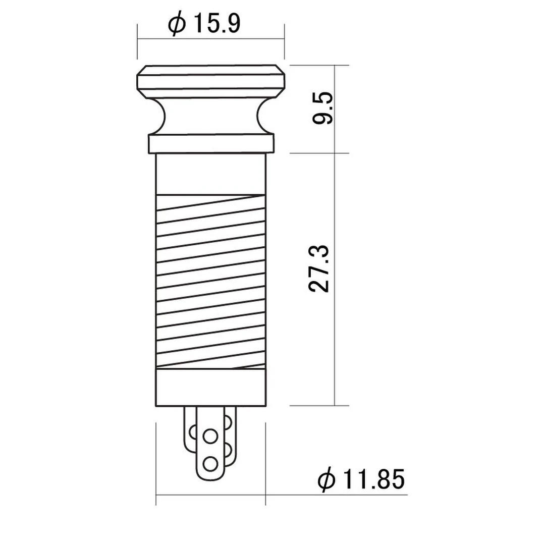 Гнездо Hosco EP-110 Nickel