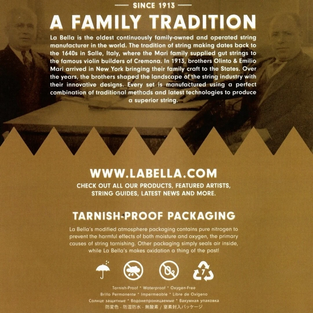 Струны для бас-гитары La Bella RX-N4C RX 45-105