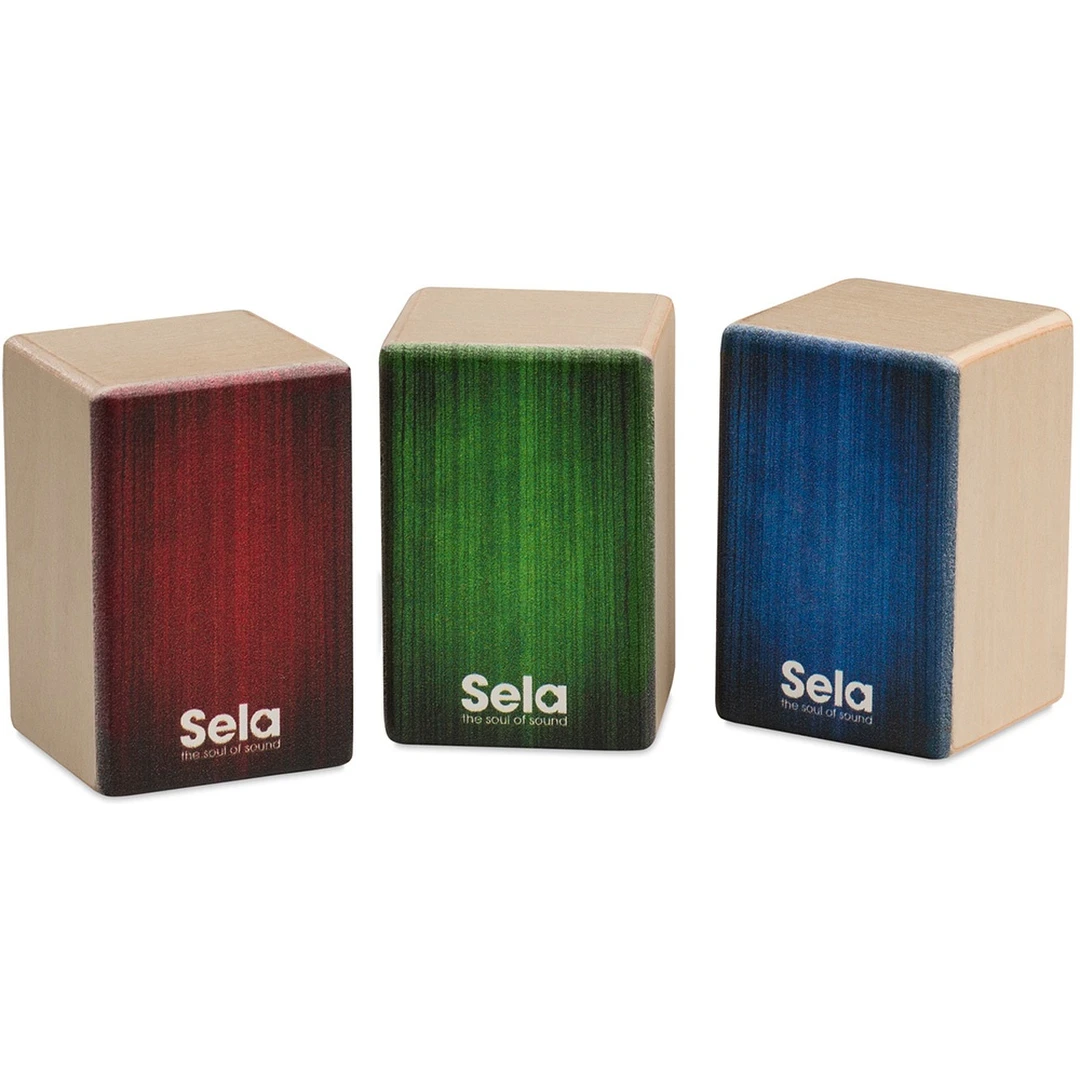 Набор из трех шейкеров Sela SE 108 Mini Cajon Shaker Set