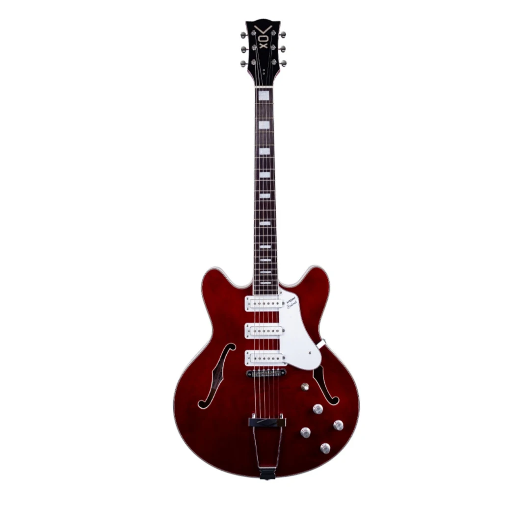 Полуакустическая гитара Vox Bobcat S66 Cherry Red