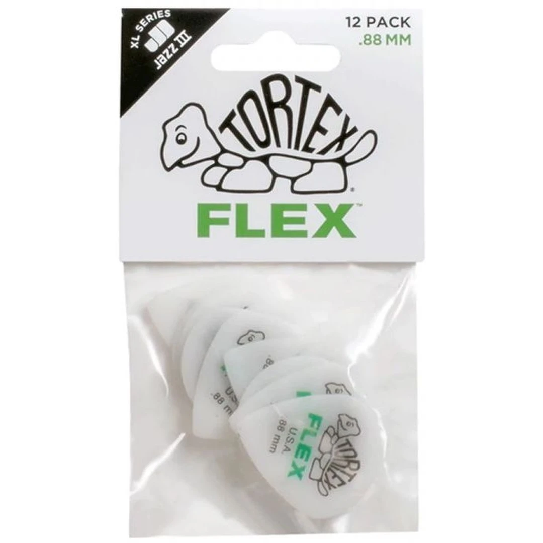 Набор медиаторов Dunlop 466P.88 Tortex Flex Jazz III XL