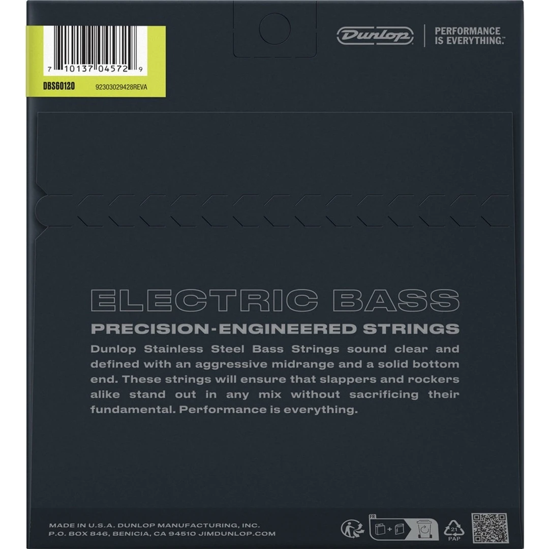 Струны для бас-гитары Dunlop DBS60120 60-120