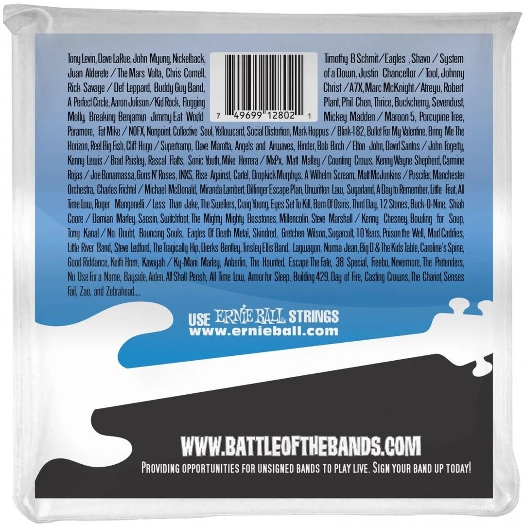 Струны для бас-гитары Ernie Ball 2802 Flat Wound Bass Group I 55-110
