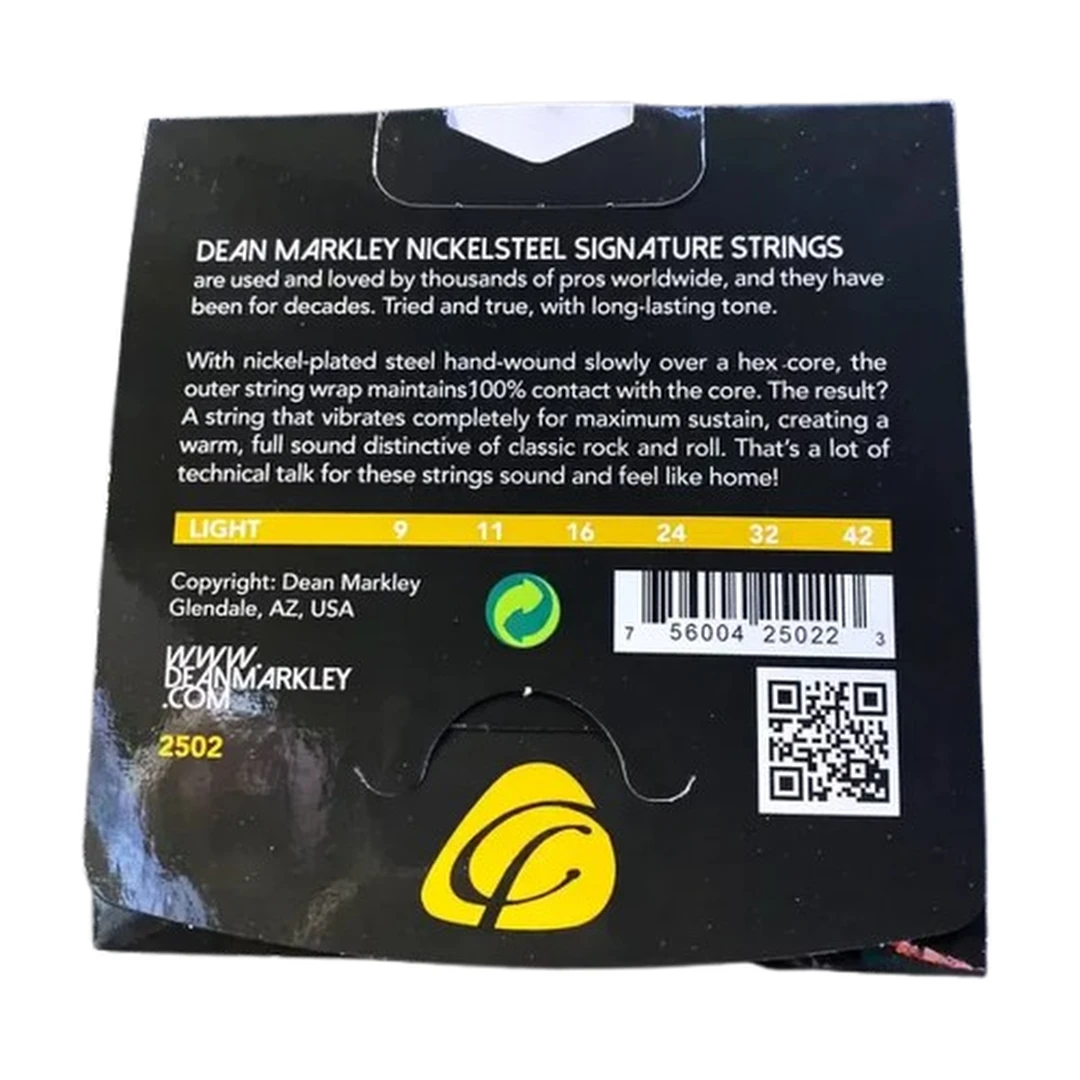 Струны для электрогитары Dean Markley 2502 Signature 9-42