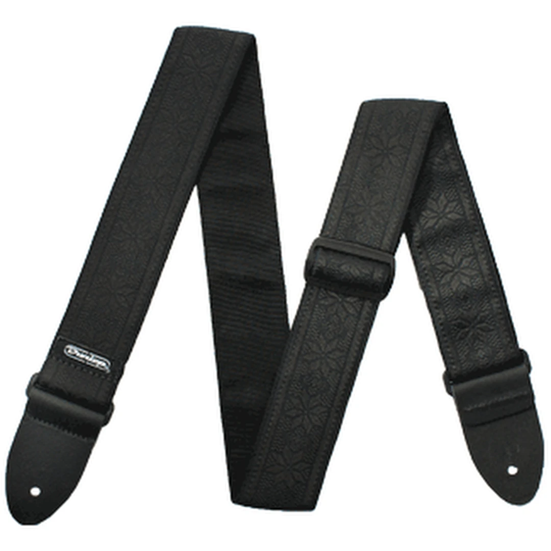 Ремень для гитары Dunlop D67-02BK Fillmore Double Black