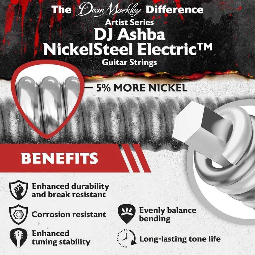 Струны для электрогитары Dean Markley DM2507-DJ Artist Series 10-48